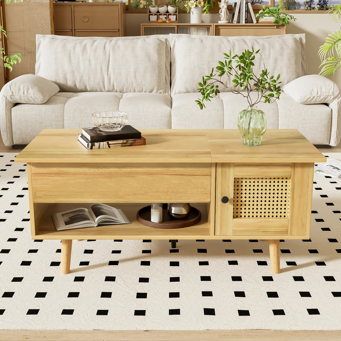 Table basse de salon en bois - vente privée 200007763:201336342