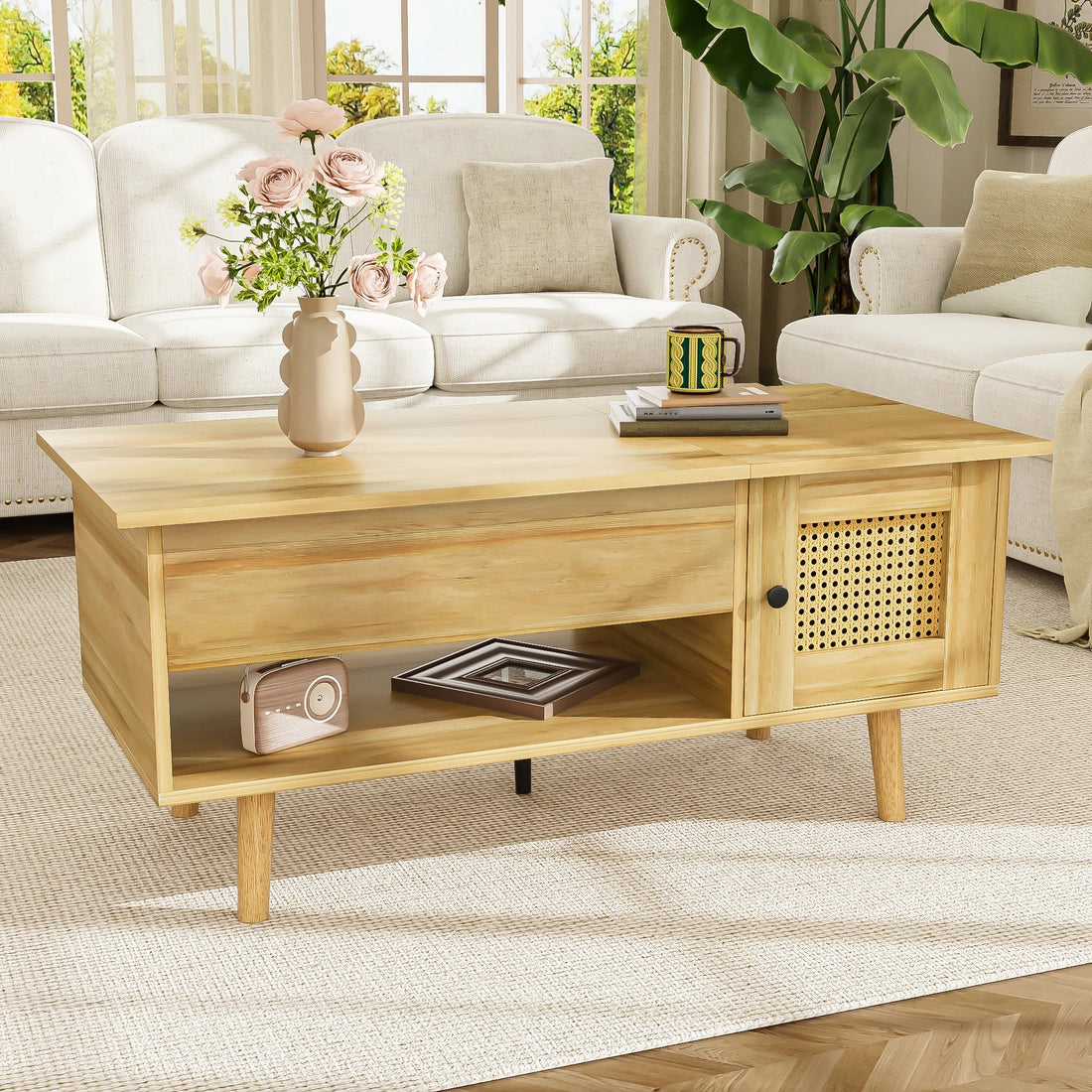 Table basse de salon en bois - vente privée 200007763:201336342