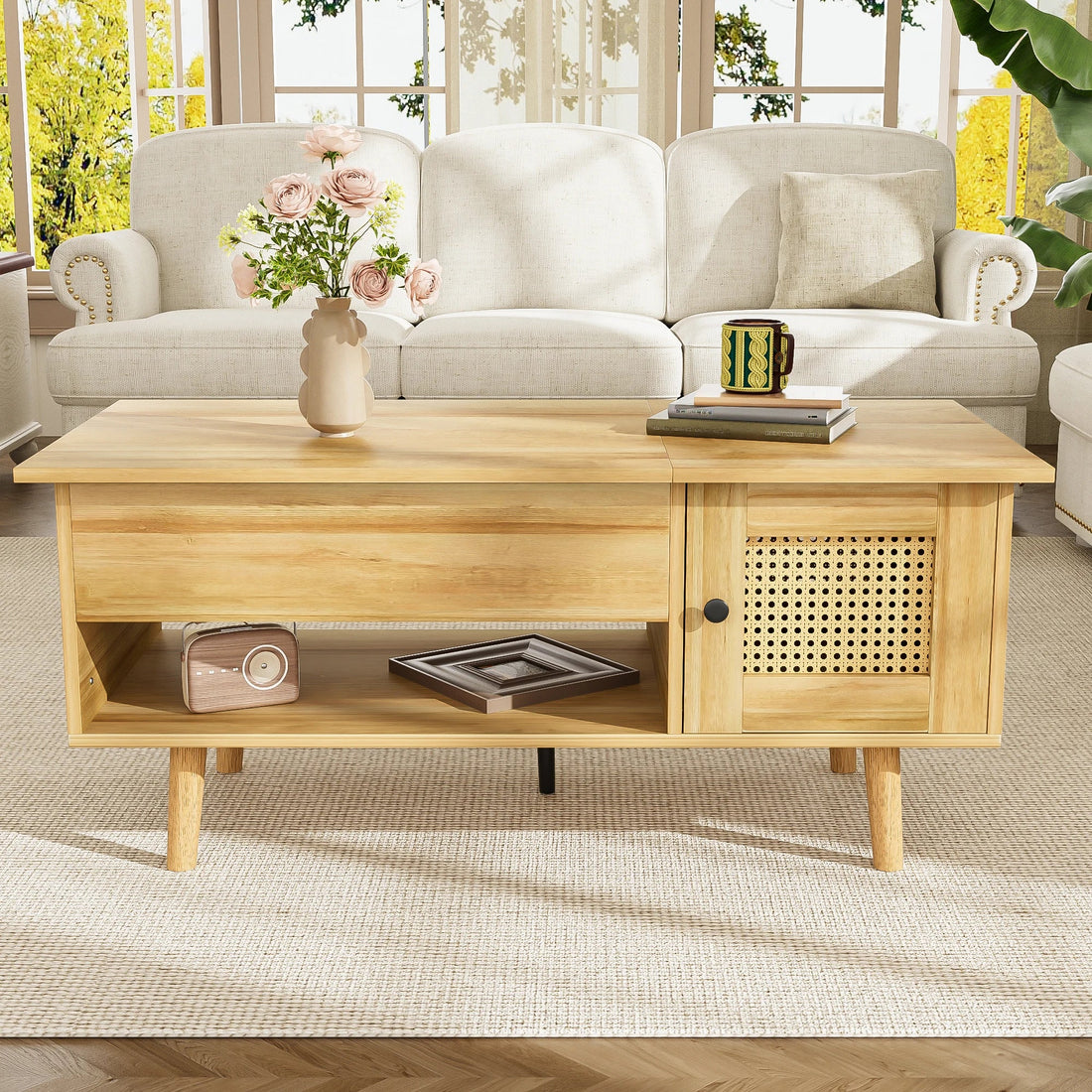 Table basse de salon en bois - vente privée 200007763:201336342