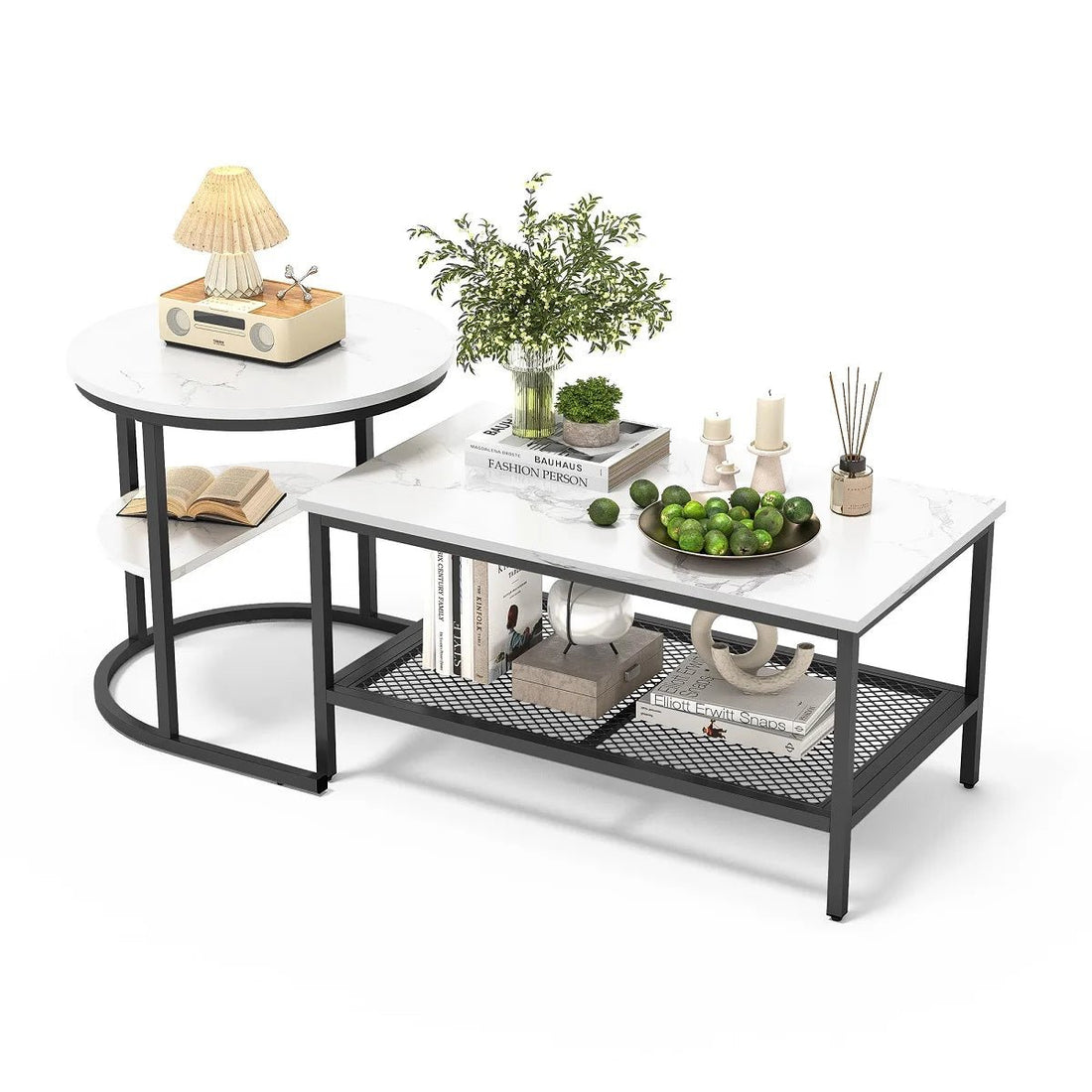 Table basse double de luxe, un set de deux table - vente privée 14:193;200007763:201336101