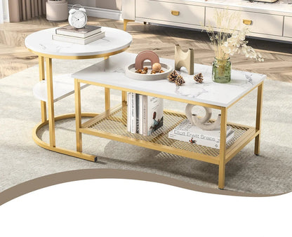 Table basse double de luxe, un set de deux table - vente privée 14:193;200007763:201336101