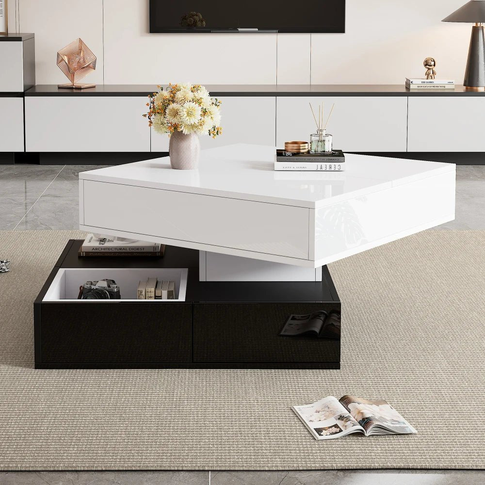 Table basse double plateau - vente privée 14:200004889CQY-as show;200007763:201336101