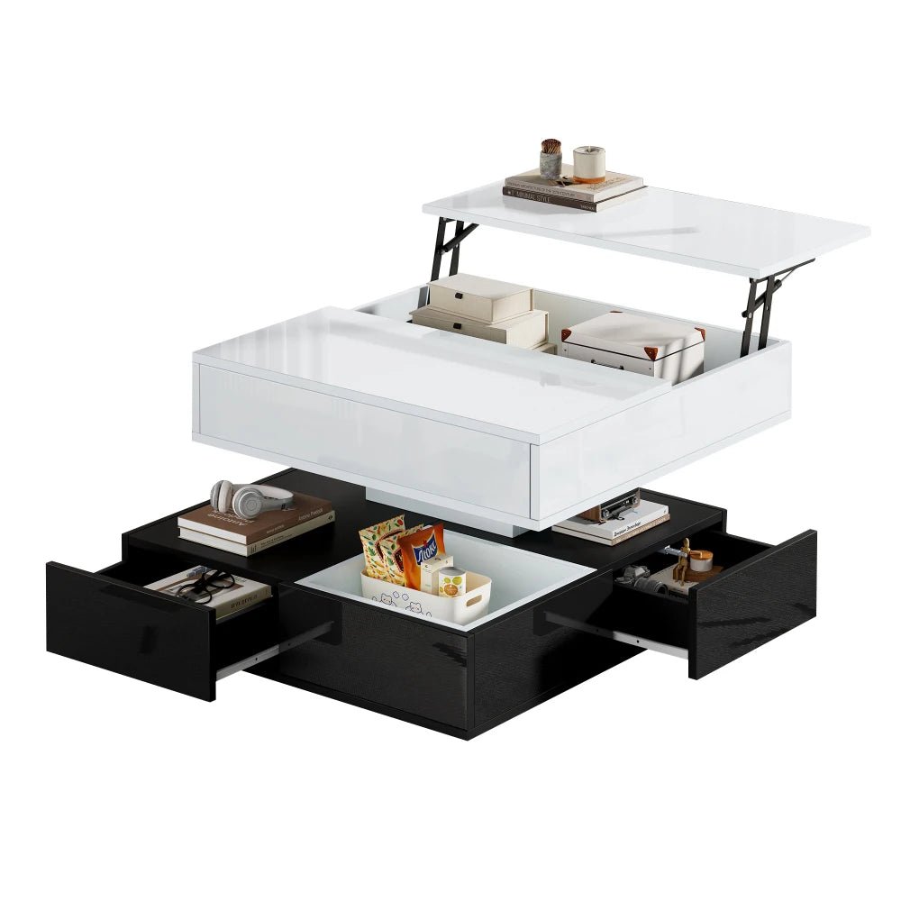 Table basse double plateau - vente privée 14:200004889CQY-as show;200007763:201336101