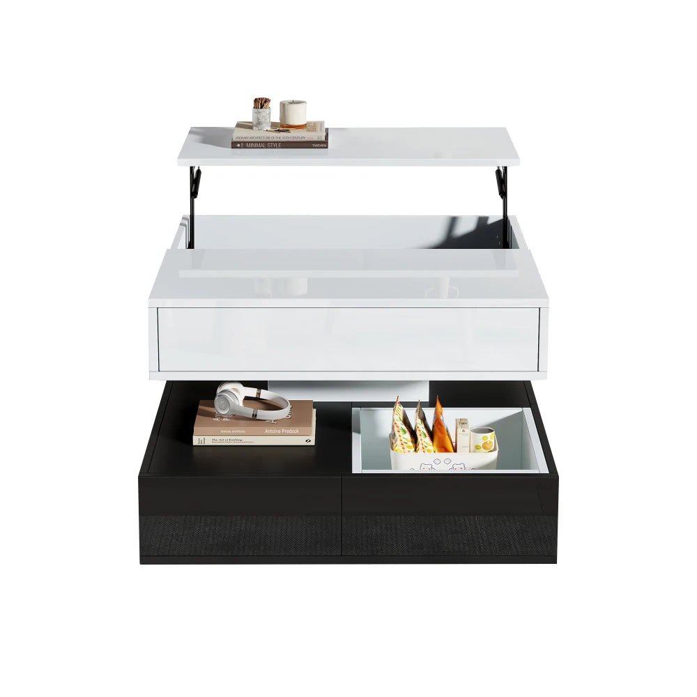 Table basse double plateau - vente privée 14:200004889CQY-as show;200007763:201336101
