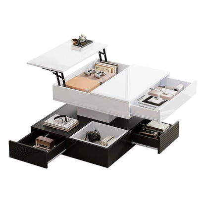 Table basse double plateau - vente privée 14:200004889CQY-as show;200007763:201336101