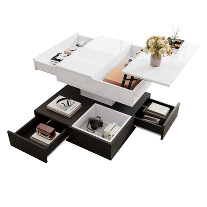 Table basse double plateau - vente privée 14:200004889CQY-as show;200007763:201336101