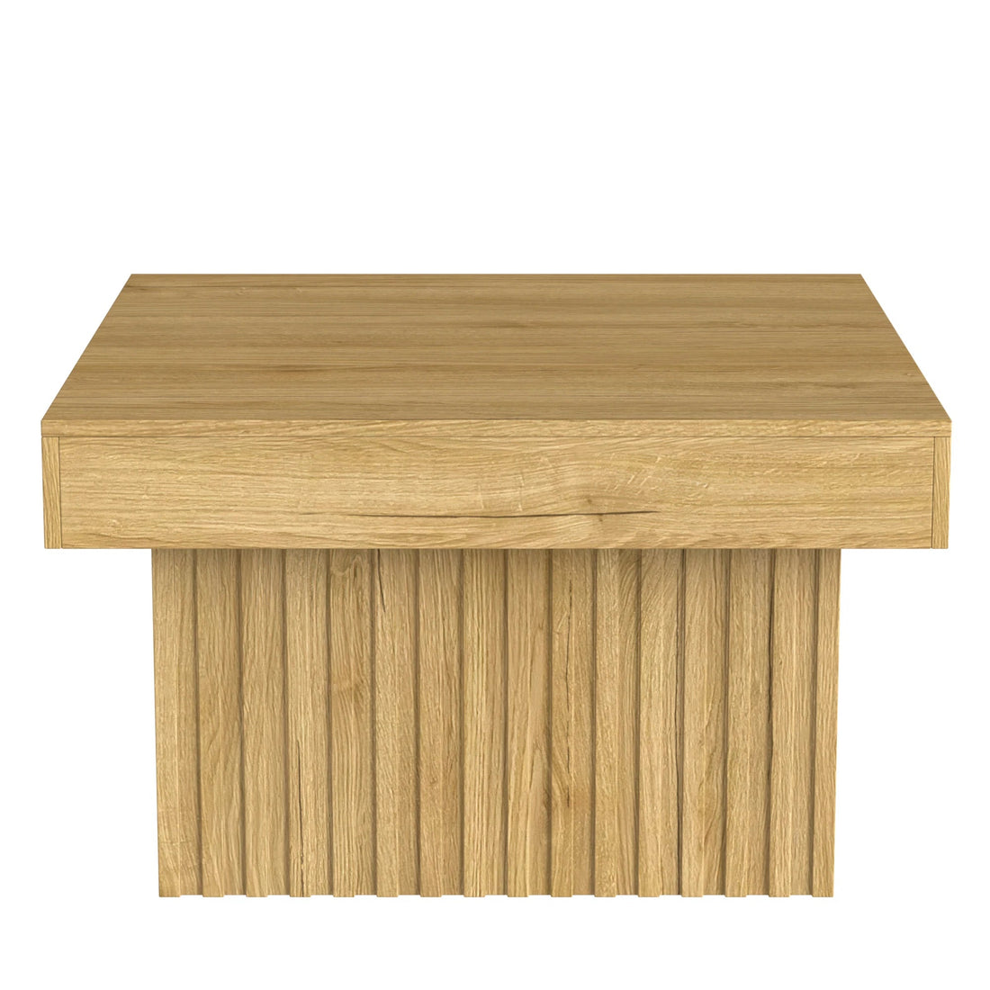 Table basse élégante carrée en bois pour chambre ou salon 79x79x46 cm - vente privée 14:200844062Natural - MDF - Particle Board;200007763:201336342