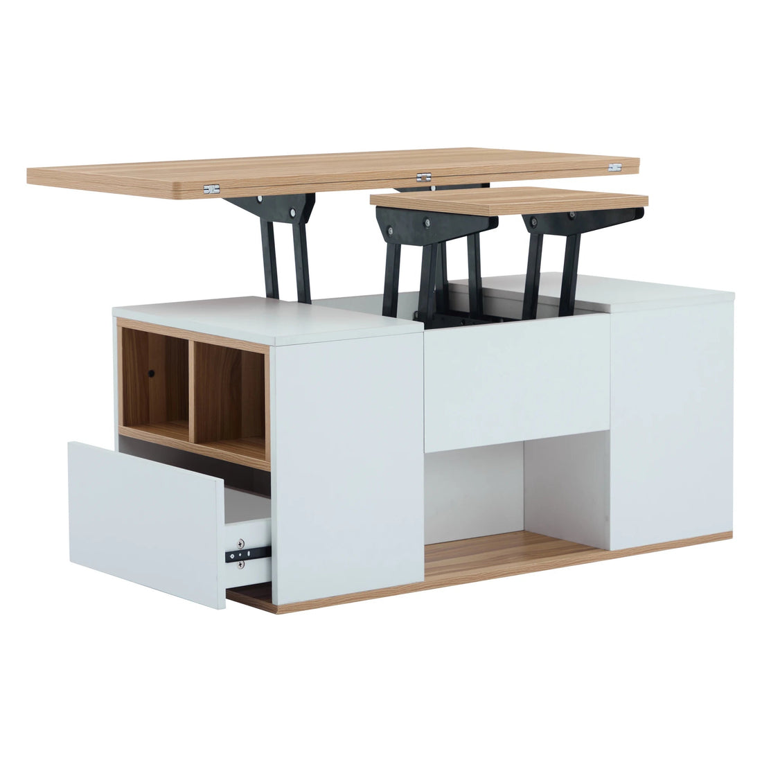 Table basse en bois blanche - vente privée 14:29;200007763:201336101