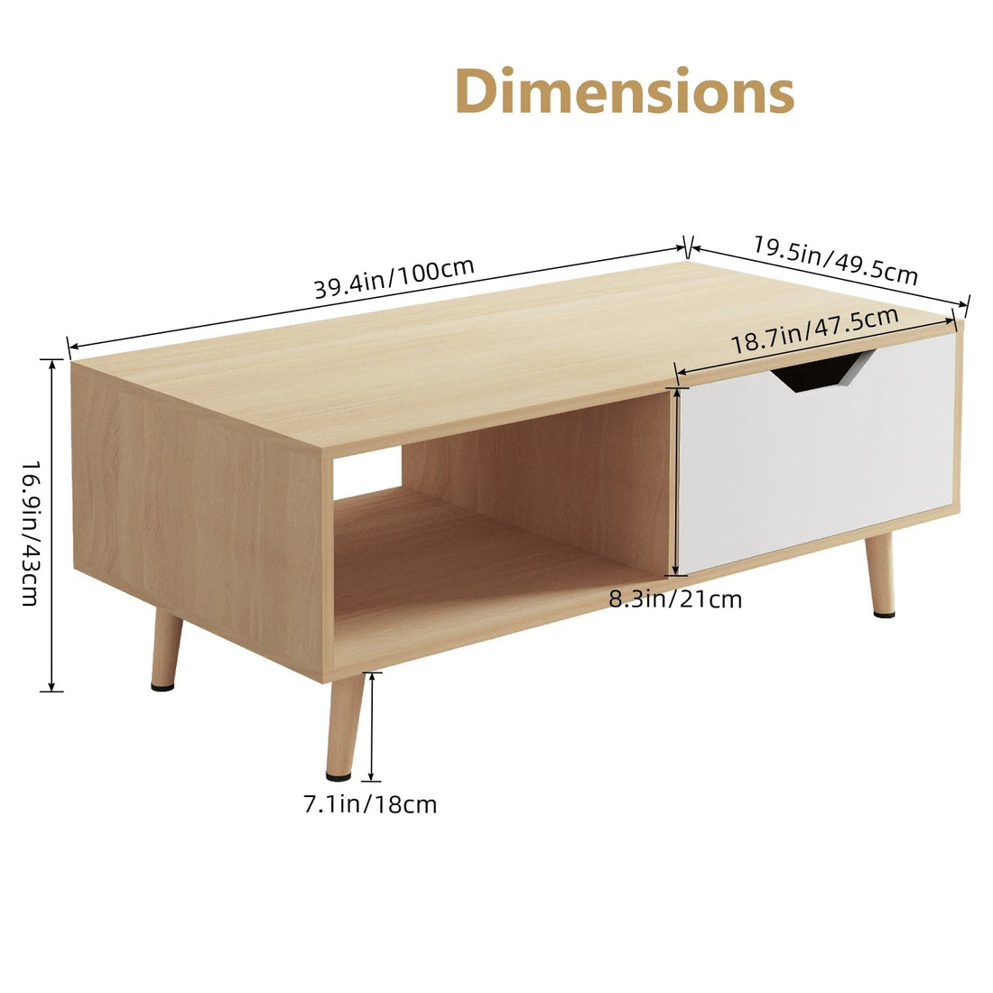 Table basse en bois massif moderne pour salon - vente privée 14:200143091Wood coffee table;200007763:201336101