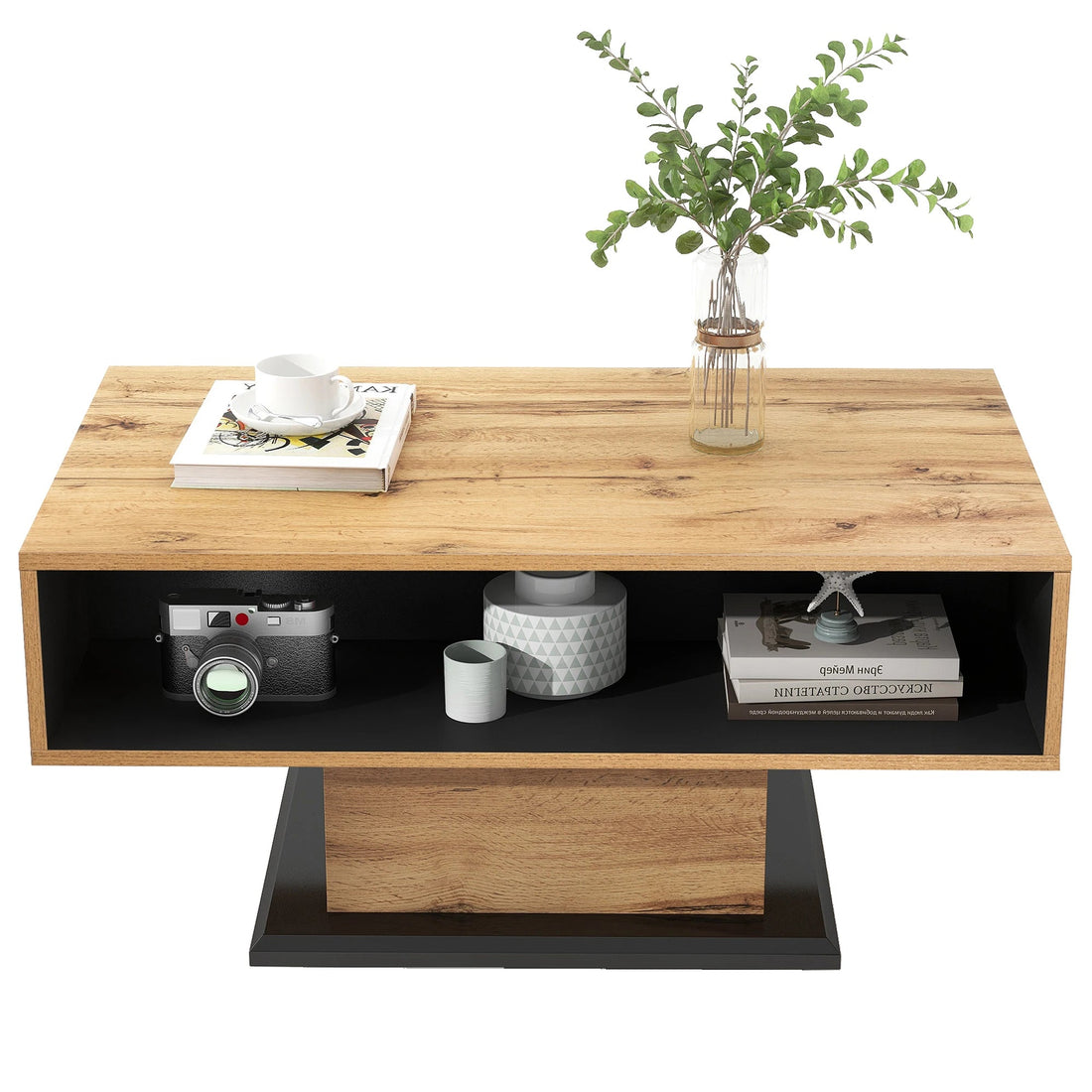 Table basse en bois premium - vente privée 14:200006154Natural + Particle Board;200007763:201336101