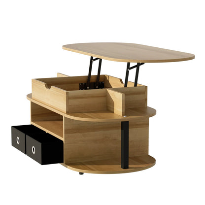 Table basse en bois transformable à plusieurs compartiments - vente privée 14:200001438;200007763:201336101