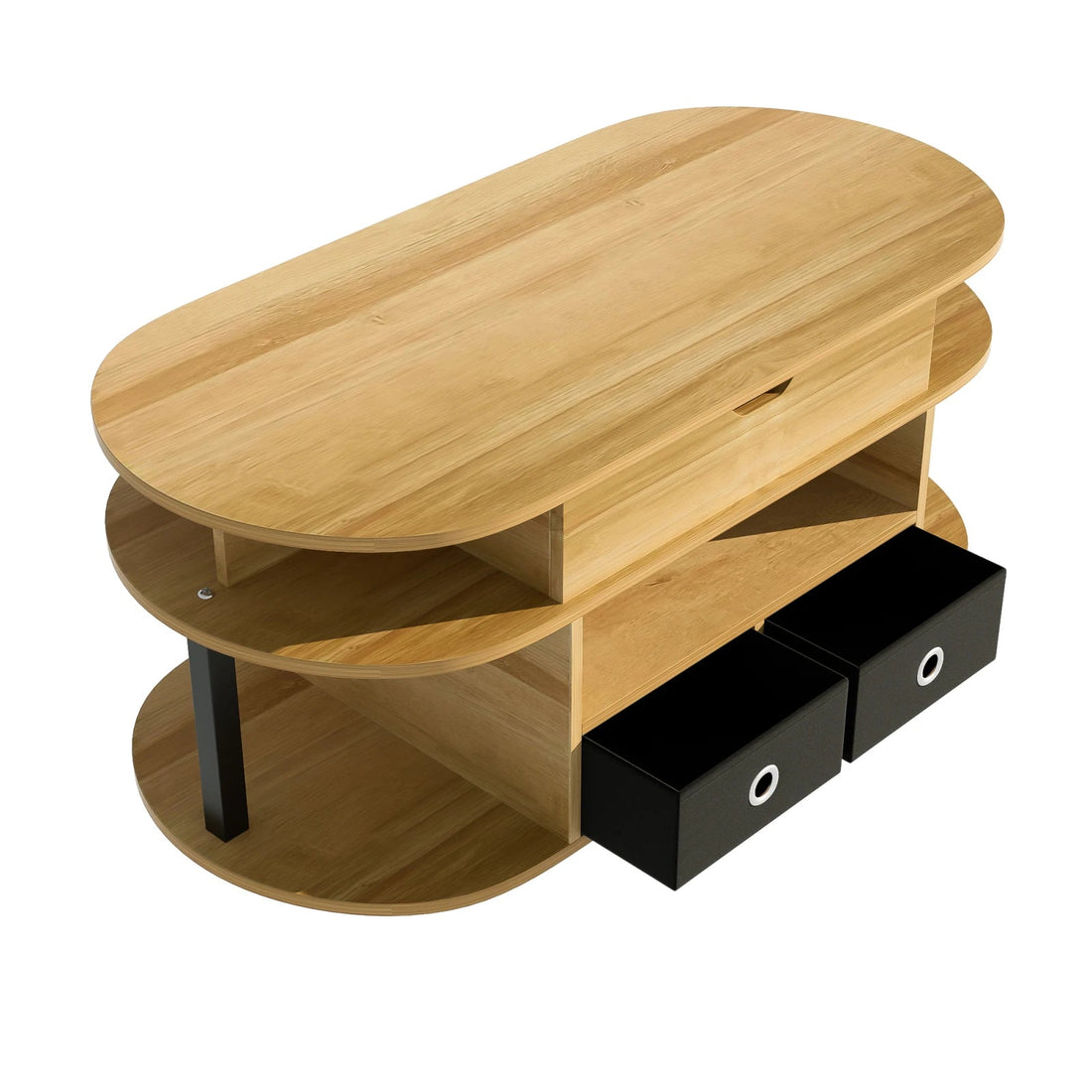 Table basse en bois transformable à plusieurs compartiments - vente privée 14:200001438;200007763:201336101