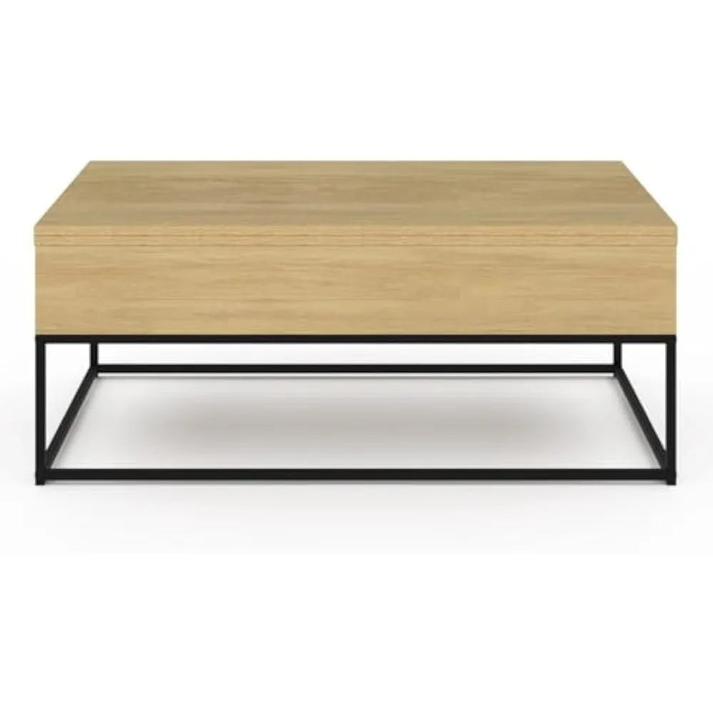 Table basse industriel au design moderne en bois - vente privée 14:200844061Brown;200007763:201336342