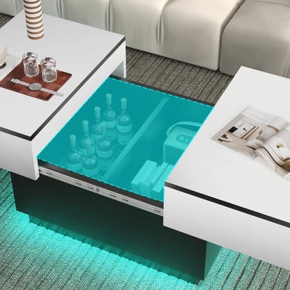 Table basse industrielle moderne extensible 2 en 1 - 14:29;200007763:201336101