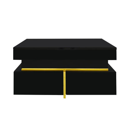 Table basse laquée brillante pour salon disponible en noir et blanc - vente privée 14:200844062Black;200007763:201336101