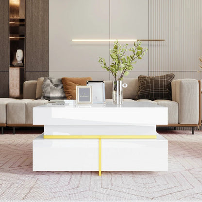 Table basse laquée brillante pour salon disponible en noir et blanc - vente privée 14:200844062Black;200007763:201336101
