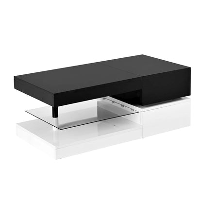 table basse luxe 90x45x35.5 Cm - vente privée 14:200844062Black   White;200007763:201336101