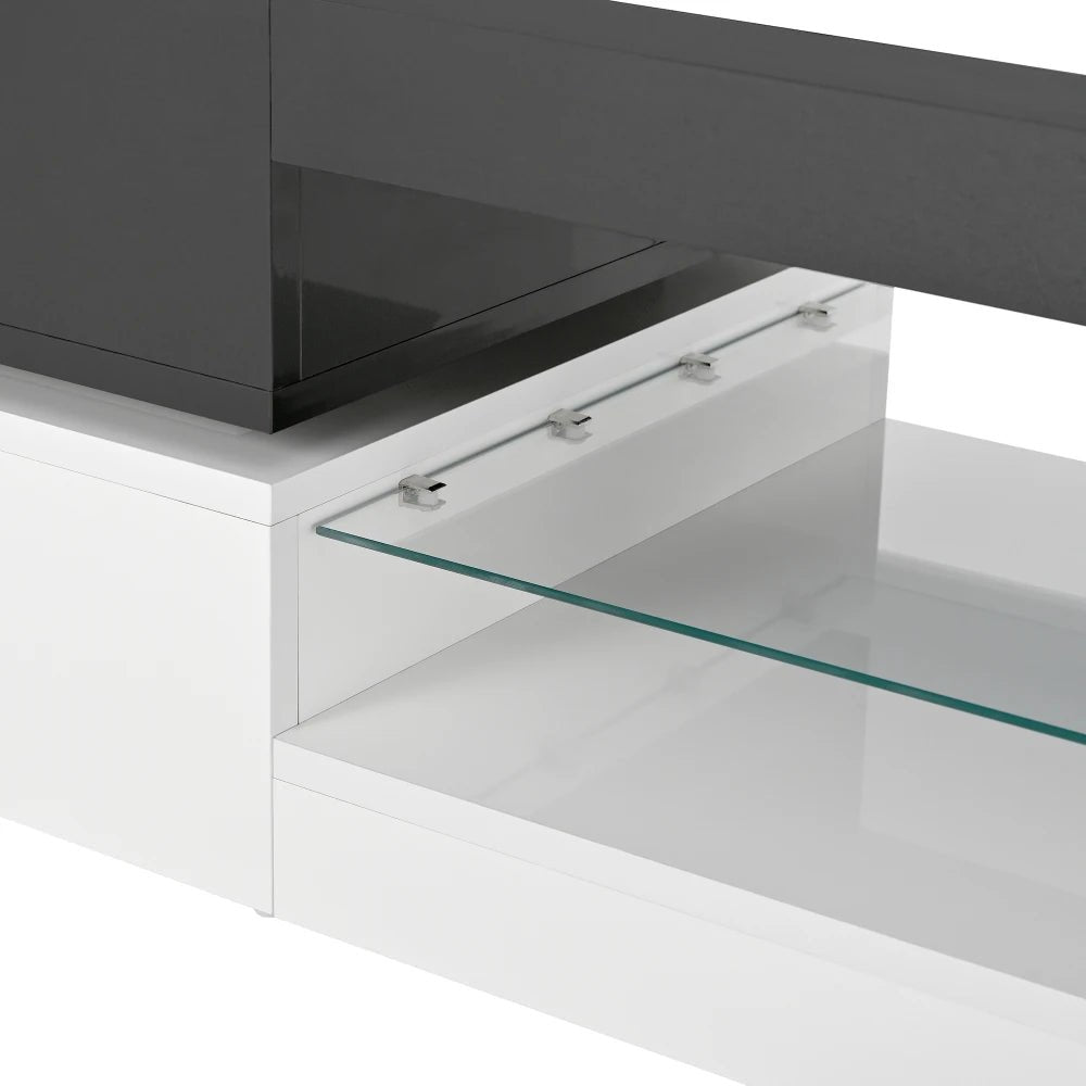 table basse luxe 90x45x35.5 Cm - vente privée 14:200844062Black   White;200007763:201336101