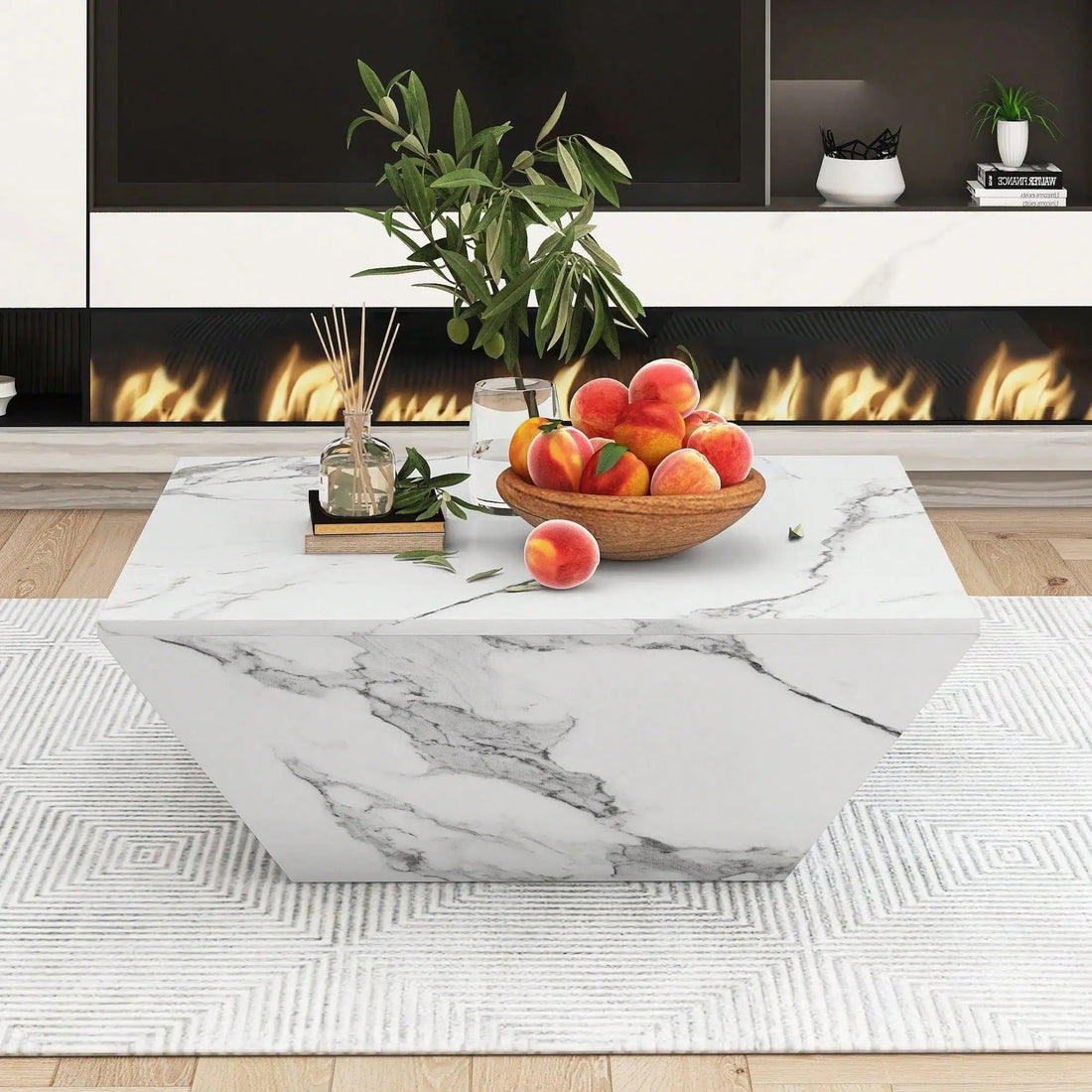 Table basse marbre blanc - vente privée 14:29White;200007763:201336101