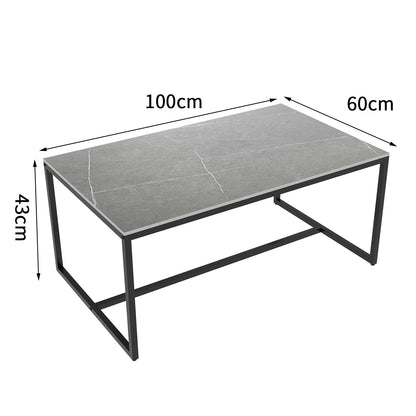 Table basse marbre et acier simple - vente privée 14:200844061;200007763:201336101