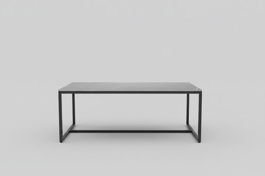 Table basse marbre et acier simple - vente privée 14:200844061;200007763:201336101