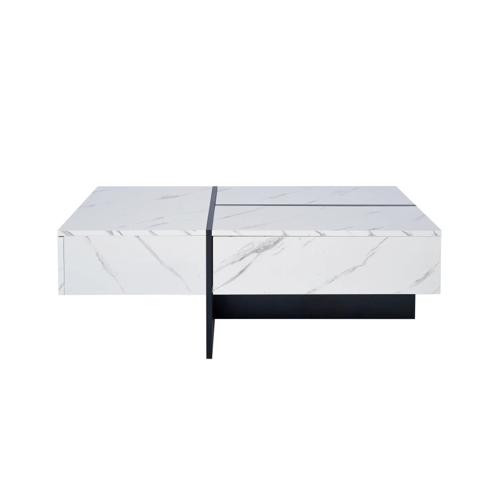 Table basse marbre rectangulaire imitations 100*50*34.5cm - vente privée 14:200004889CQY-white;200007763:201336101