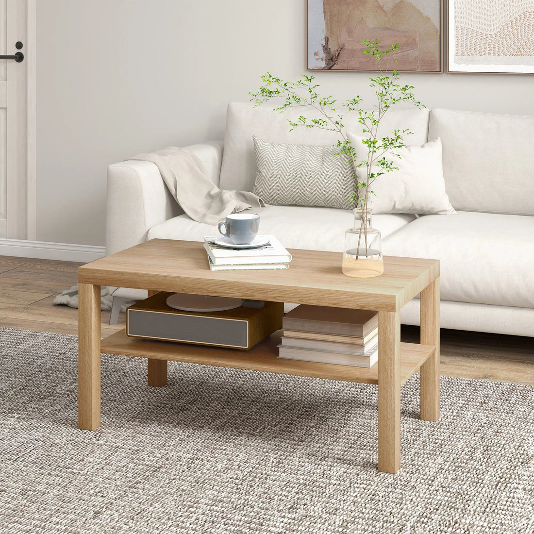 Table basse moderne simple 90 x 45 x 44.5 cm - vente privée 14:200001438;200007763:201336104