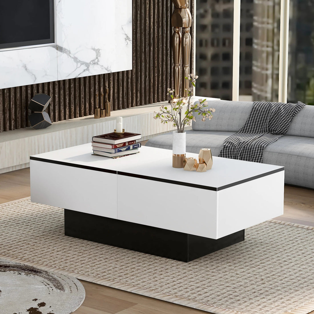 Table basse modulable sur le coté - vente privée 14:94;200007763:201336101