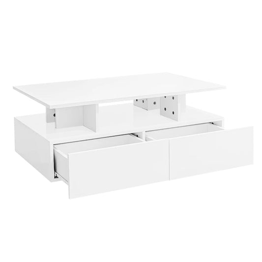 Table basse Multifonction à LED 90x55x41 Cm - vente privée 14:200004889CQY-white;200007763:201336101