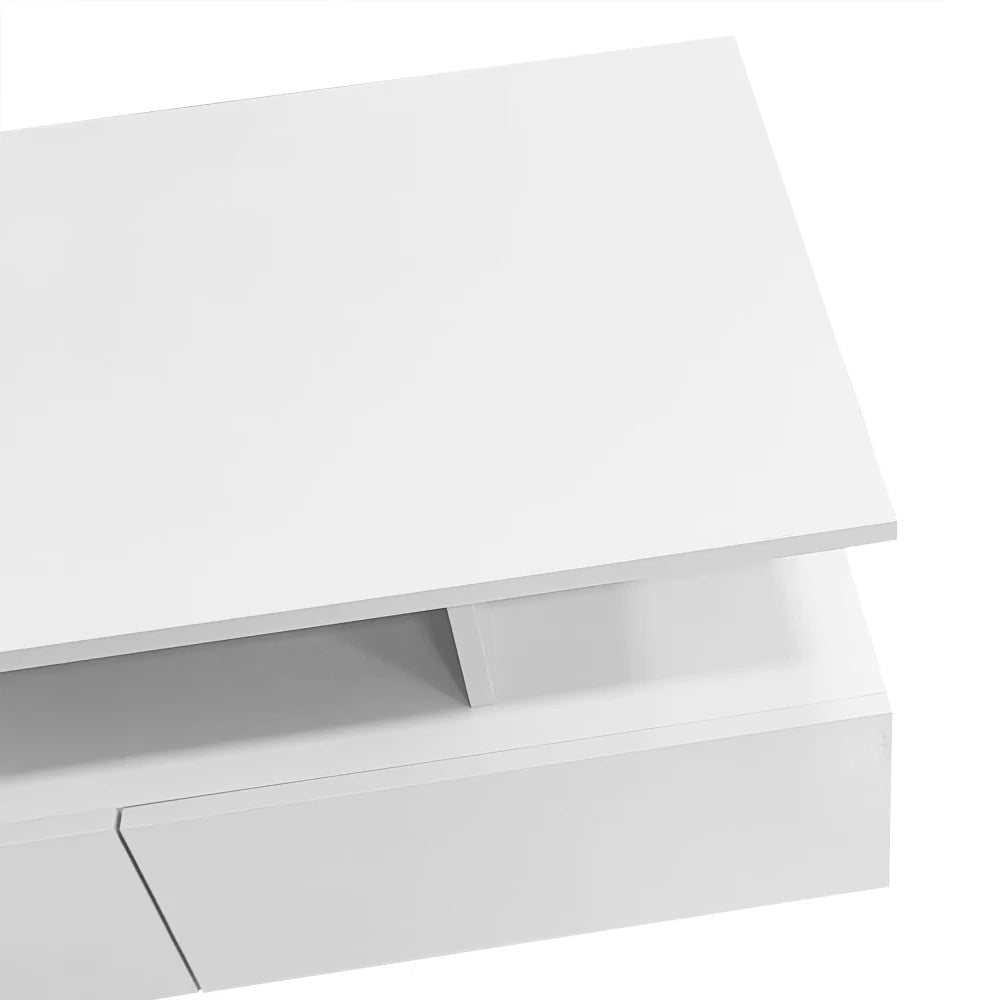 Table basse Multifonction à LED 90x55x41 Cm - vente privée 14:200004889CQY-white;200007763:201336101