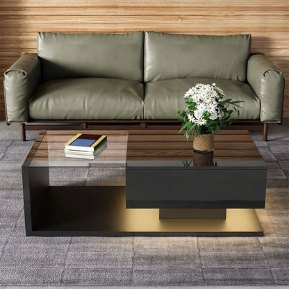 Table basse noir pour salon original et tendance - vente privée 200007763:201336101
