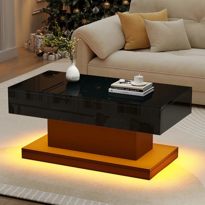 Table basse noire design moderne - vente privée 14:193;200007763:201336101