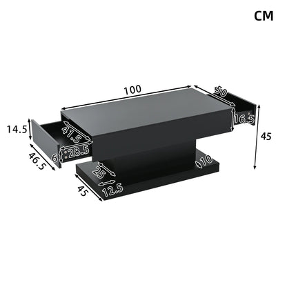Table basse noire design moderne - vente privée 14:193;200007763:201336101