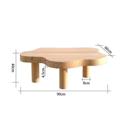 Table basse nuage en bois minimaliste - vente privée 14:193A70x45x5x40 400