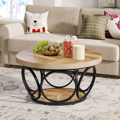 Table basse originale et ronde - vente privée 14:200006152Brown;200007763:201336101