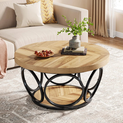 Table basse originale et ronde - vente privée 14:200006152Brown;200007763:201336101