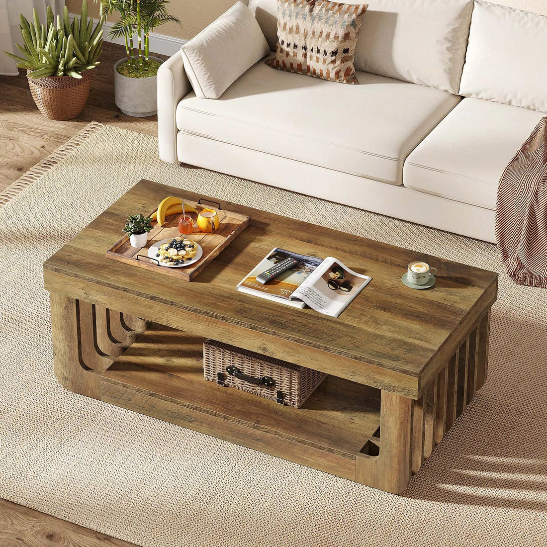 Table basse pas cher de luxe - vente privée 14:365458Rustic Brown;200007763:201336101