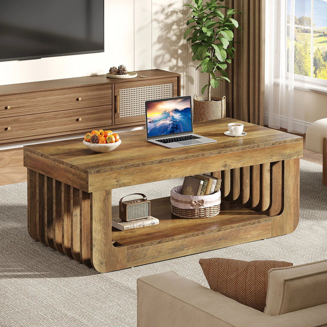 Table basse pas cher de luxe - vente privée 14:365458Rustic Brown;200007763:201336101