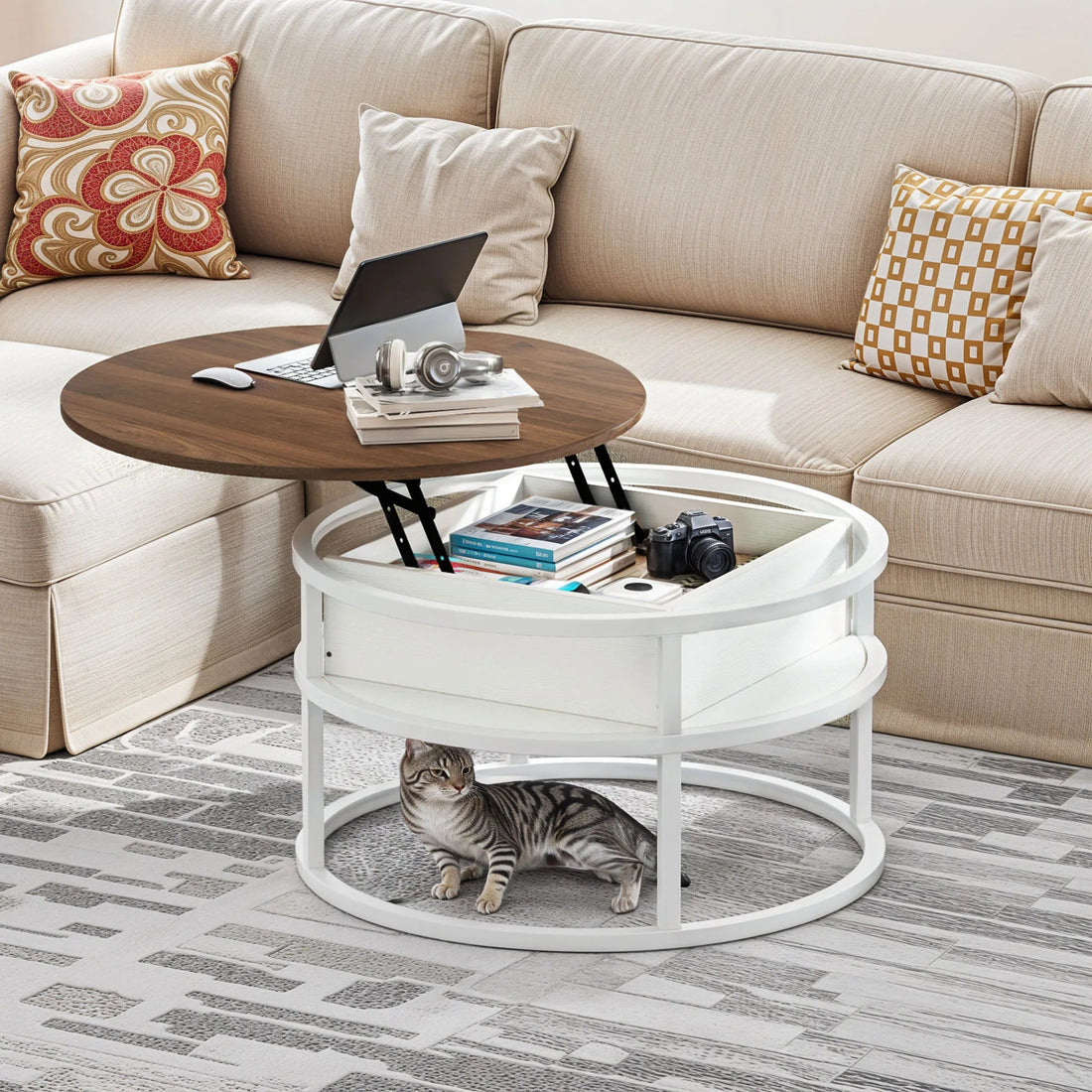 Table basse petit et relevable moderne - vente privée 14:365458;200007763:201336101
