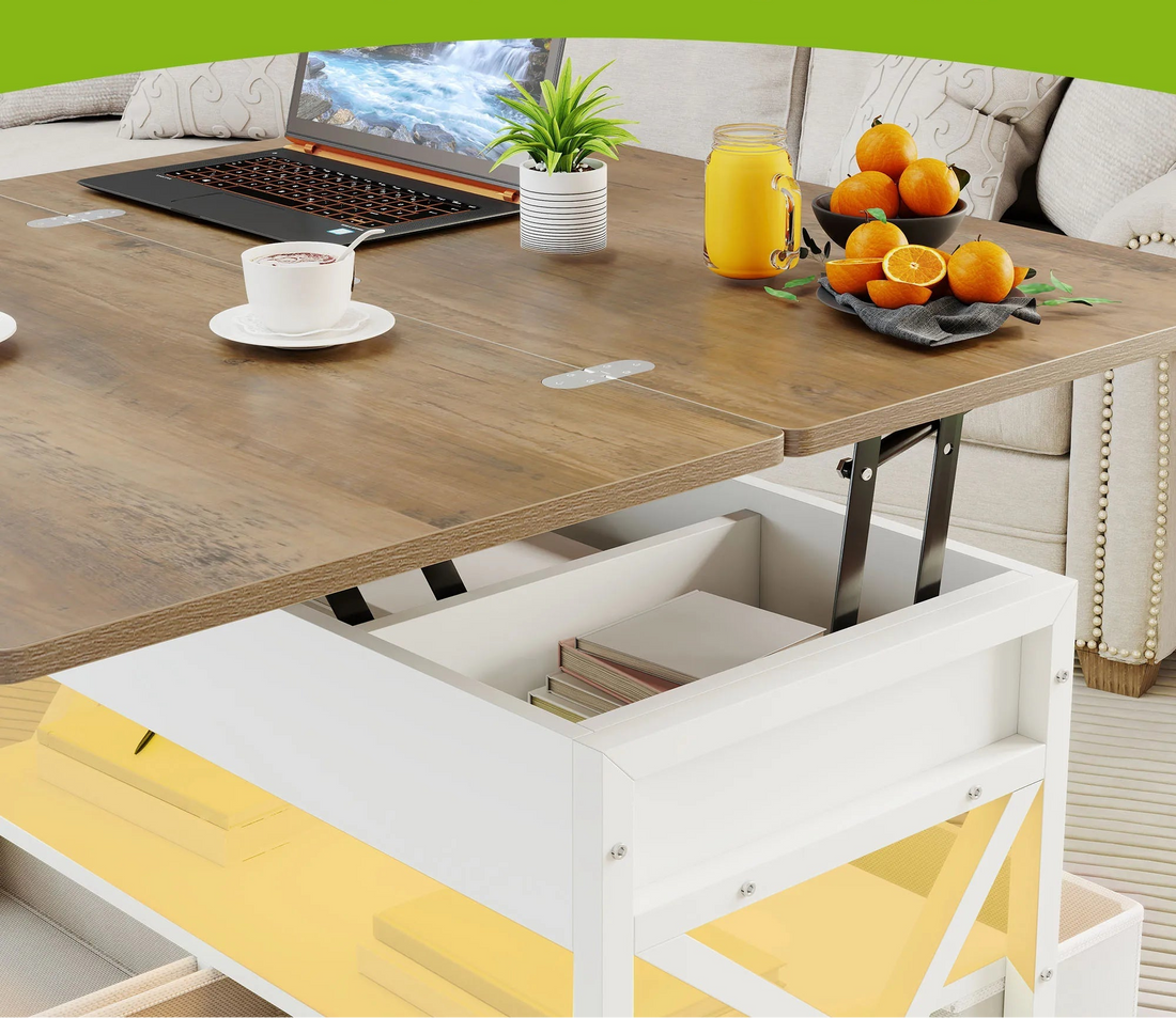 Table basse relevable balconera 90×50×51.5cm - vente privée 14:29;200007763:201336101