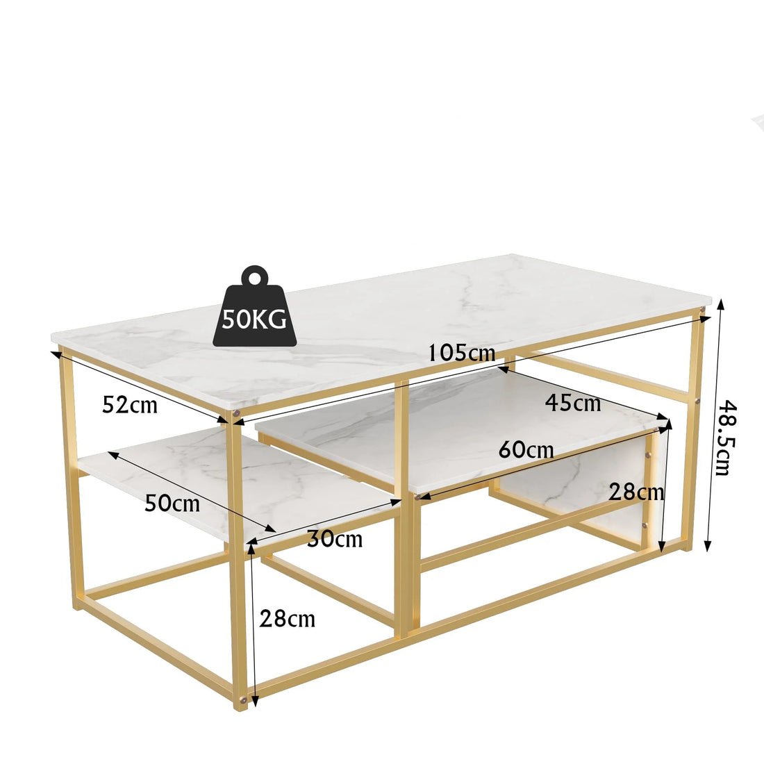 Table basse simple pour le salon - vente privée 14:350850;200007763:201336101