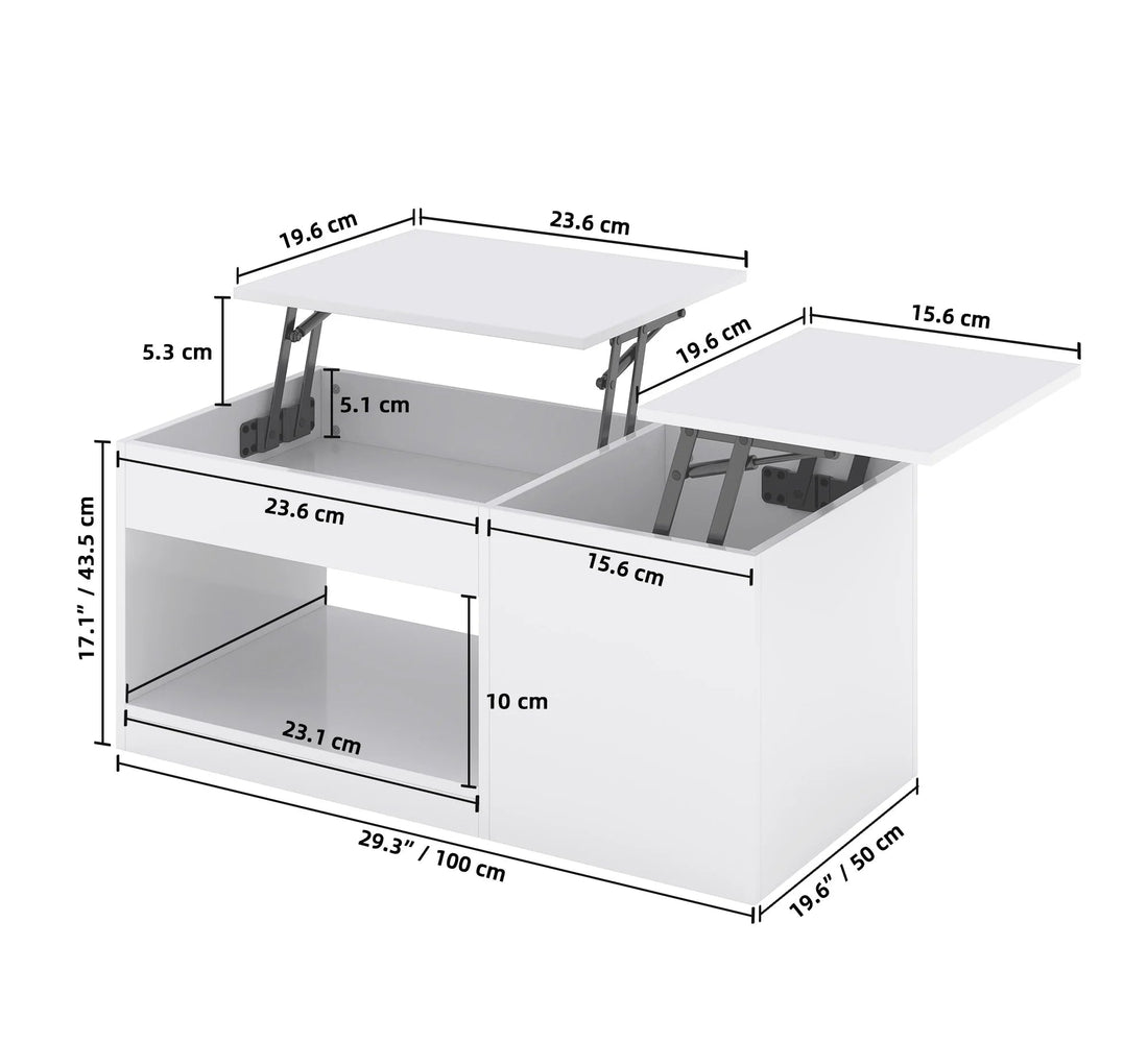 Table basse style industriel de luxe moderne avec led - vente privée 14:29;200007763:201336101