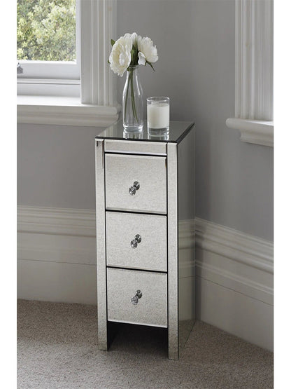 Table de chevet argent 3 tiroirs - vente privée 14:35085350732278-Silber;200007763:201336101