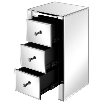 Table de chevet argent 3 tiroirs - vente privée 14:35085350732278-Silber;200007763:201336101