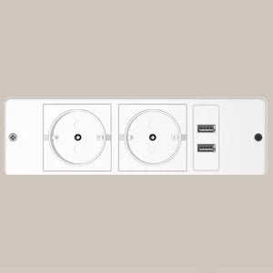 Table de chevet avec lumière LED et station de charge - vente privée 14:193;200007763:201336101