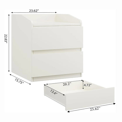Table de chevet blanche moderne urban luxe - vente privée 14:29;200007763:203372089