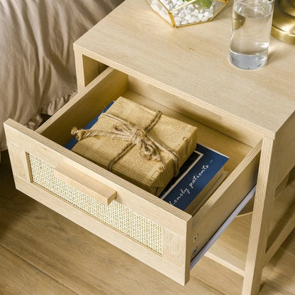 Table de chevet bois clair moderne - vente privée 200007763:201336104