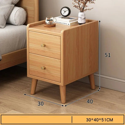 Table de chevet bois foncé de haute qualité - vente privée 14:173Double Draw C