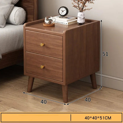 Table de chevet bois foncé de haute qualité - vente privée 14:366Double draw F