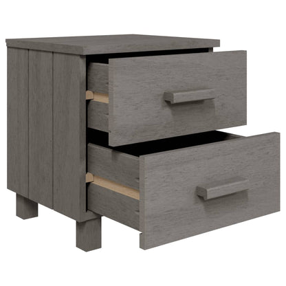 Table De Chevet Bois Hamar Gris Clair 40X35X44,5 cm - vente privée 200007763:201336101